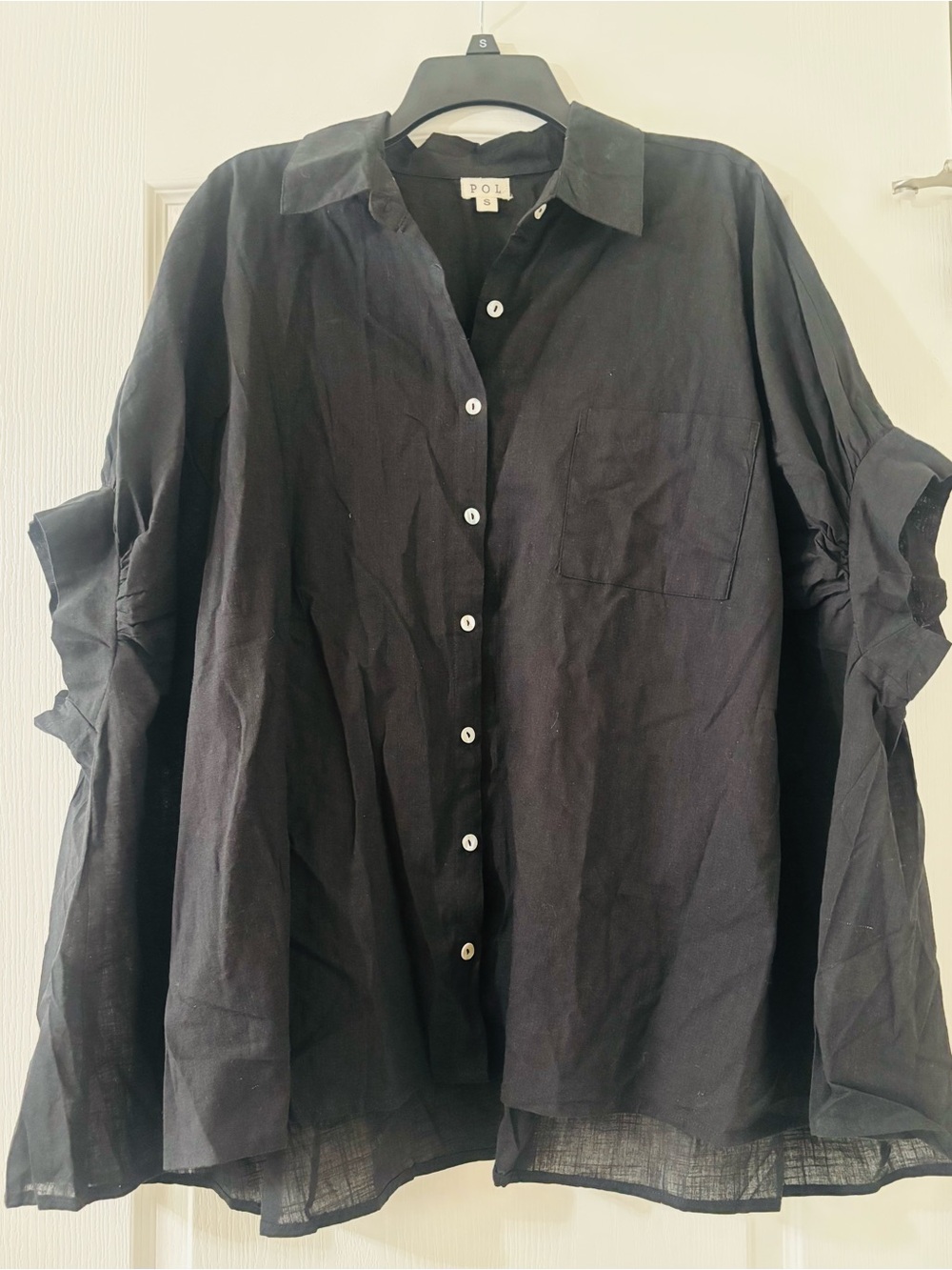 POL Oversized Drop Sleeve Blouse